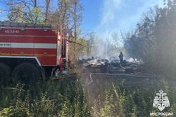 В Тамбове возгорание мусора едва не привело к большому пожару