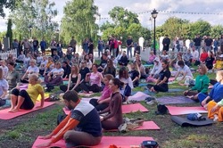 Йога-день: в Тамбове прошёл фестиваль красоты и саморазвития