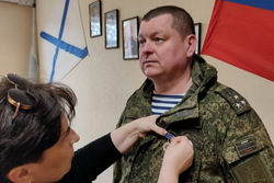 Капитан Черноморского флота награждён медалью «85 лет Тамбовской области»