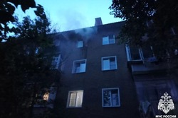 На улице Полтавской в Мичуринске случился пожар в кирпичном доме