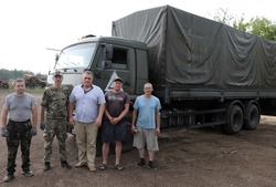 Моршанские лесозаготовители передали 19 кубометров обрезной доски в зону СВО