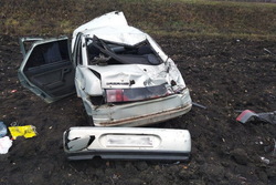 В Ржаксинском районе опрокинулся автомобиль «ВАЗ», пострадал водитель