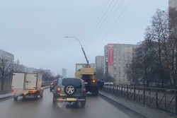 Водитель, поваливший столб на Магистральной, извинился перед тамбовчанами