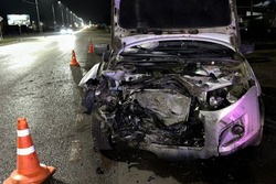 Три человека пострадали в лобовом столкновении на трассе в Моршанском округе