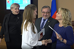 Тамбовских школьников посвятили в депутаты городской детской Думы