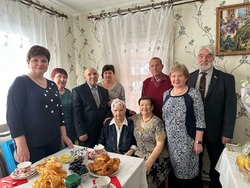 Ветеран труда из Тамбова отпраздновала 100-летний юбилей