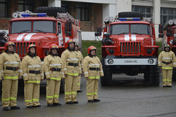 Тамбовские огнеборцы получили новые пожарные машины