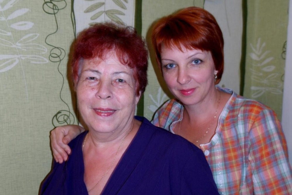 Нина Киселева с дочерью Еленой