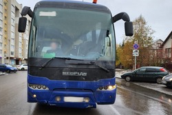 В Тамбове женщина на иномарке врезалась в автобус: есть пострадавший