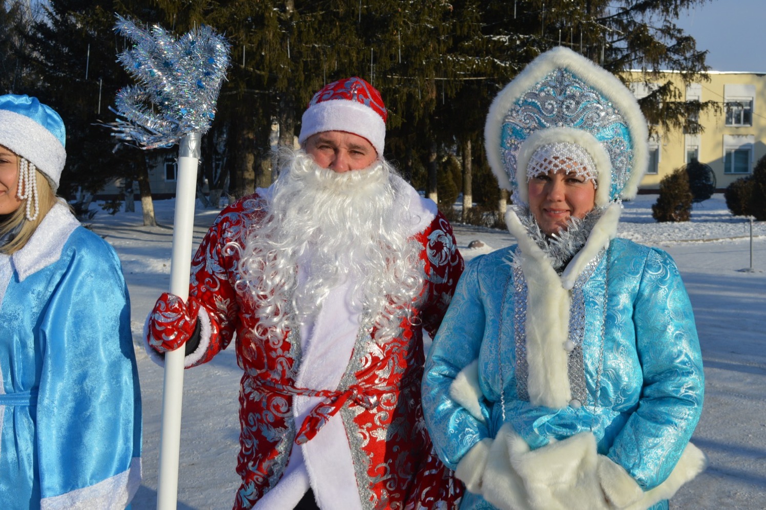 Самый опытный Дед Мороз Константин Ананских из Нового Гаритово