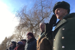В День защитника Отечества в Тамбове на Воздвиженском кладбище состоялся торжественно-ритуальный митинг