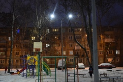 В Тамбове во дворе на улице Подвойского сделали освещение