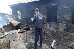 В Первомайском районе при пожаре погибла пожилая женщина