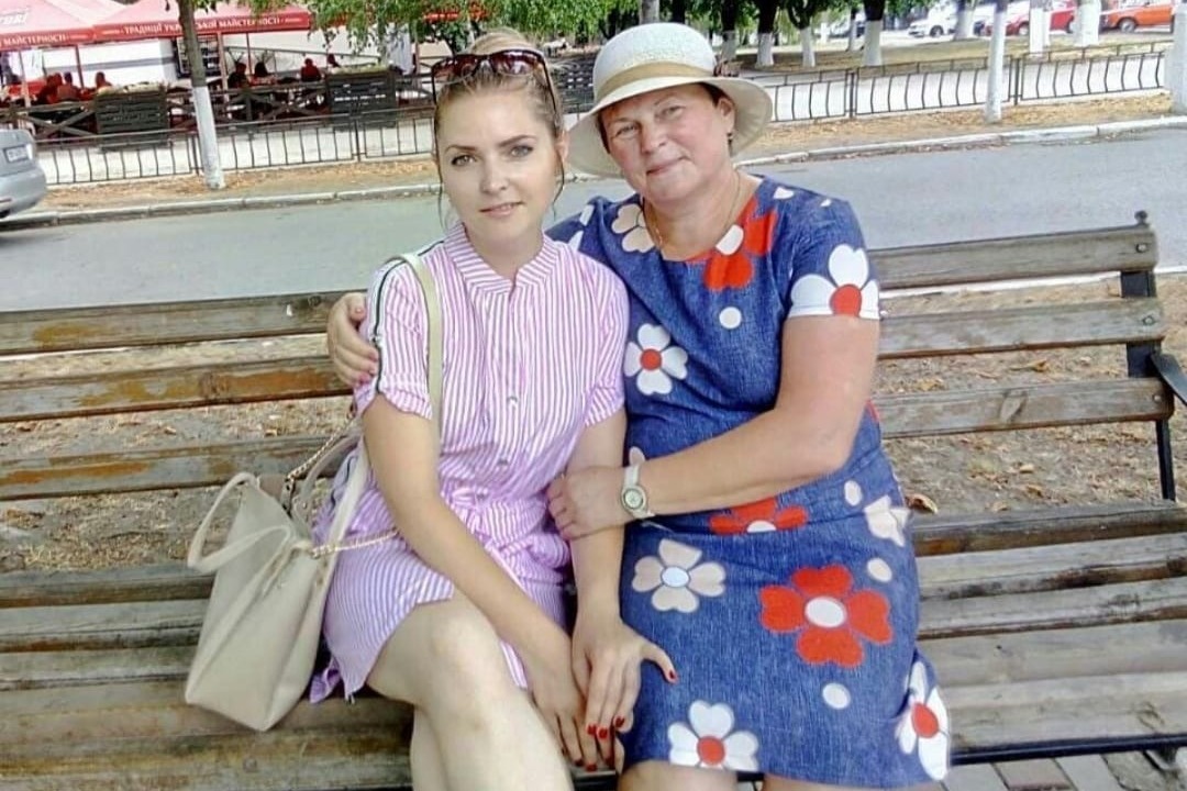 С дочерью Екатериной