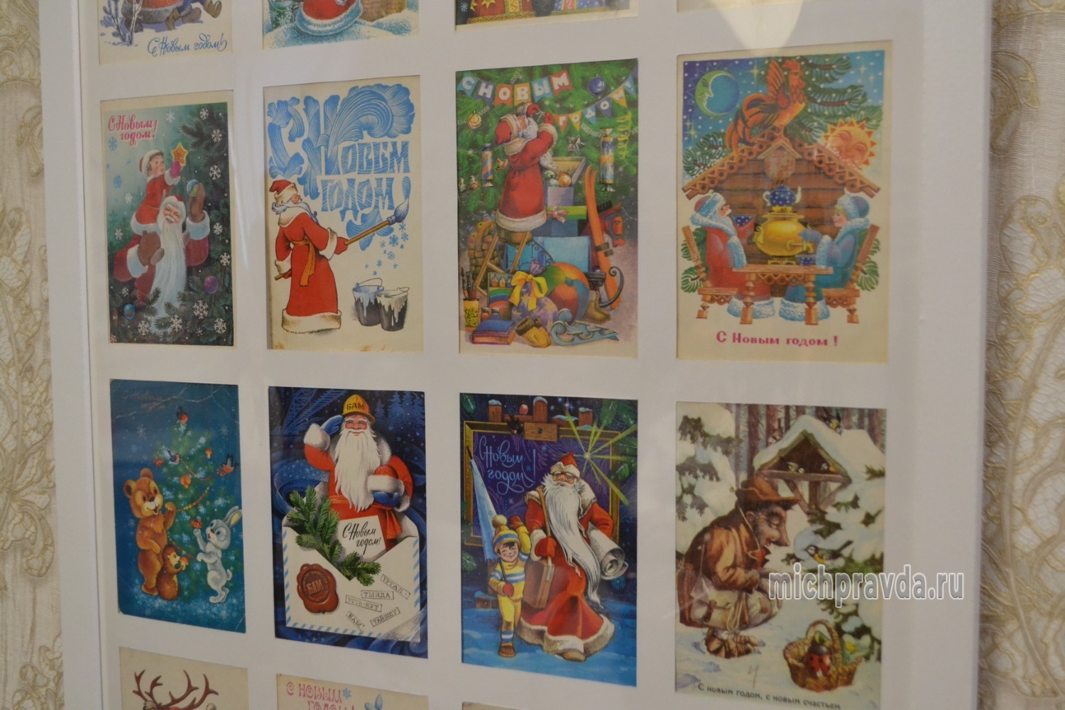 Советские новогодние открытки 