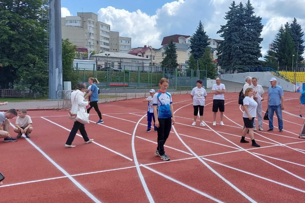 Команда на стадионе