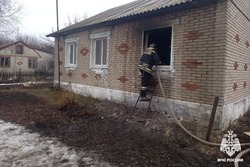 В Уваровском округе в огне погибли два человека