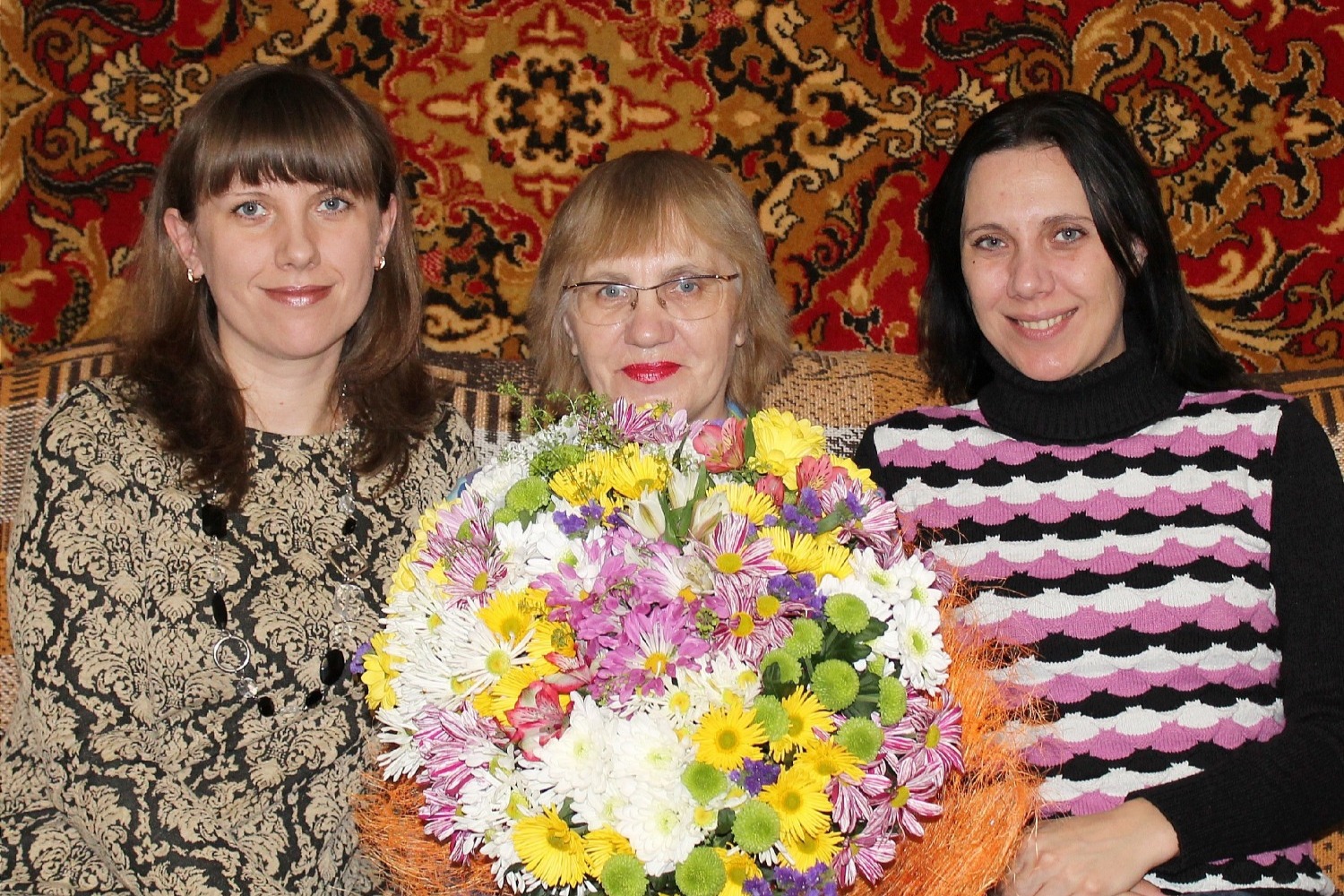 Антонина Агаркова с дочками