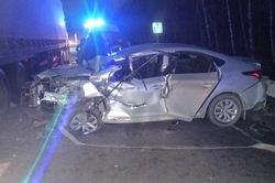 В Рассказовском округе в ДТП с фурой пострадали четыре человека