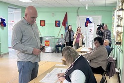 В Тамбове проголосовал на выборах участник программы «Герои Тамбовщины» 