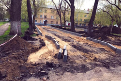В Тамбове приступили к ремонту старейшего двора на территории «Префектуры 15»
