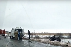 В Рассказовском районе столкнулись КАМАЗ и «Гранта», два человека погибли