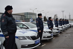 Тамбовские госавтоинспекторы получили новые патрульные автомобили
