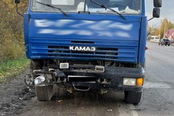 В Бокино легковушка врезалась в КАМАЗ
