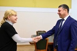 Евгений Первышов и Тамара Фролова обсудили совместную работу во благо Тамбовщины