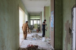 В поликлинике Первомайской ЦРБ начался ремонт