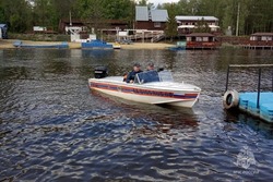 В Моршанске на канале Цны столкнулись моторные лодки