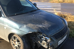 В Тамбове столкнулись «Хёндай» и «Лада Приора»: пострадал водитель иномарки и 14-летний подросток