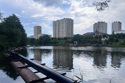 В черте Тамбова возобновилась расчистка Цны
