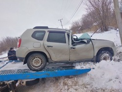 В Уварове опрокинулся на «Рено» молодой водитель: пострадали трое